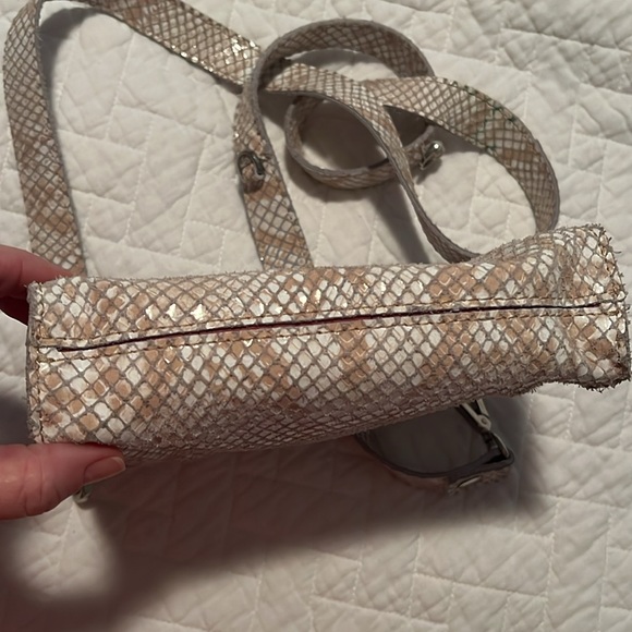 Hammitt Crossbody Bag in Cream and Silver - Picture 2 of 13